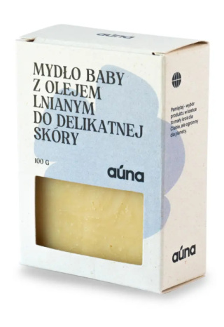 Delikatne mydło dla dzieci z olejem lnianym