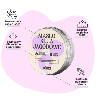 Jagodowe masło shea do twarzy i ciała – zapach lasu w Twojej łazience