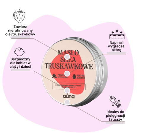Masło shea truskawkowe – lato zamknięte w słoiczku Masło shea truskawkowe – lato zamknięte w słoiczku