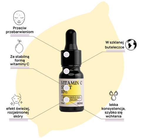 VITAMIN C 10% SHOT – Olejek rozświetlający do twarzy 10 ml VITAMIN C 10% SHOT – Olejek rozświetlający do twarzy 10 ml