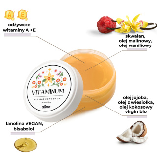 Vitaminum A+E Harmony Balm - Naturalny balsam z witaminami A i E do skóry suchej i wrażliwej