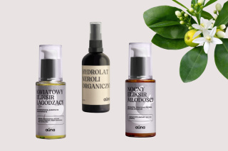 Zestaw 3 produkty - hydrolat, olejek dla cery dojrzałej, olejek kwiaty do cery naczynkowej