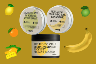 Zestaw 3 produkty - peeling mango, dezodorant w kremie, masło do rąk
