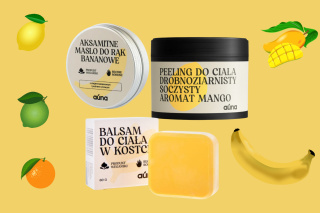 Zestaw 3 produkty - peeling mango, balsam do ciała, masło do rąk
