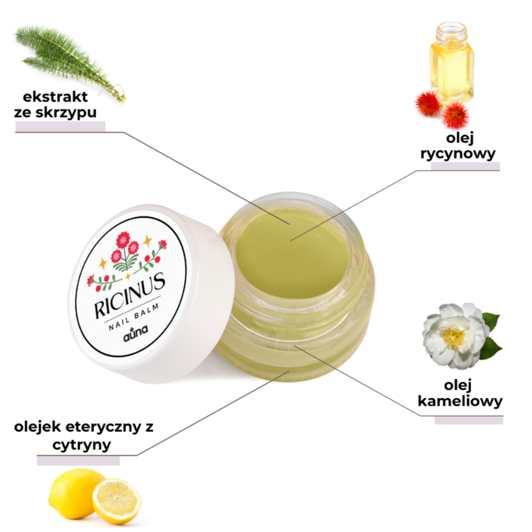 RICINUS Nail Balm – naturalna pielęgnacja paznokci i skórek pełna roślinnej mocy